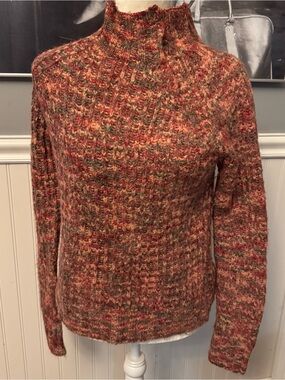 BDG Chunky Multicolored Wool Blend Colorful Sweater Size Medium